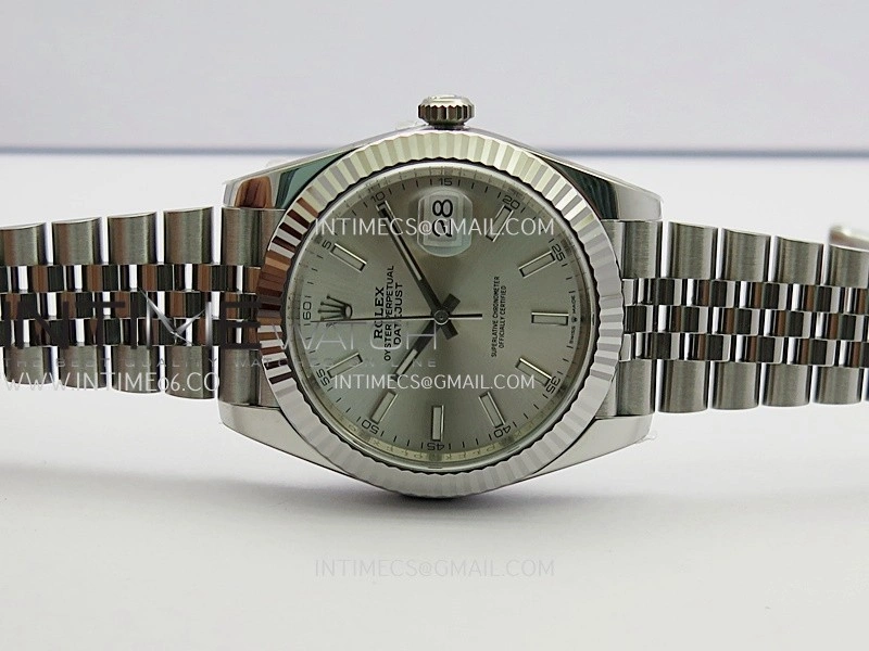 DateJust 41 126334 904L SS VF 1:1 Best Edition Silver Dial Stick Marker On Jubilee Bracelet DD3235