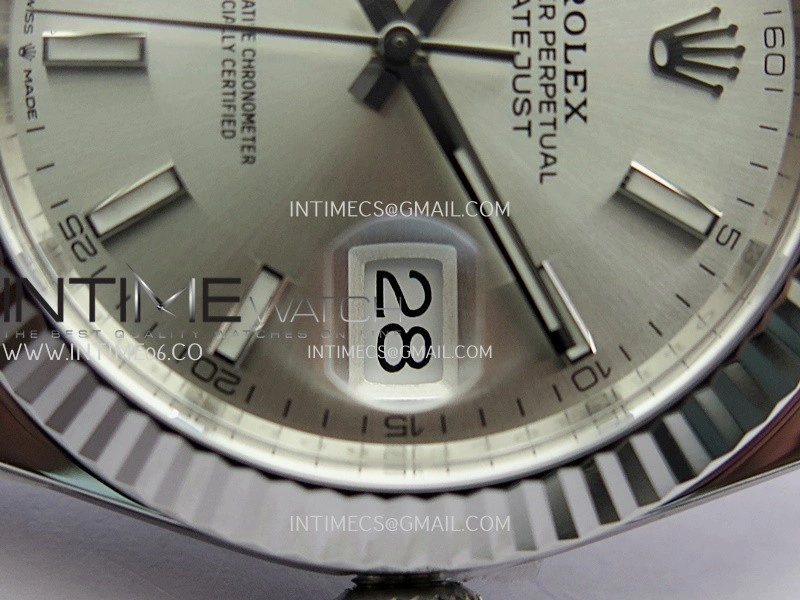DateJust 41 126334 904L SS VF 1:1 Best Edition Silver Dial Stick Marker On Jubilee Bracelet DD3235