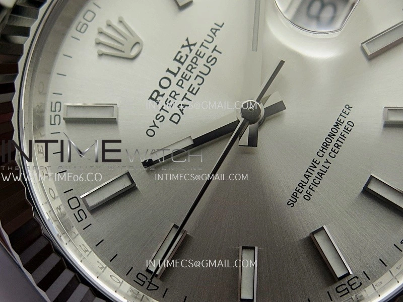 DateJust 41 126334 904L SS VF 1:1 Best Edition Silver Dial Stick Marker On Jubilee Bracelet DD3235