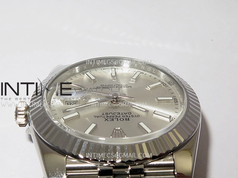 DateJust 41 126334 904L SS VF 1:1 Best Edition Silver Dial Stick Marker On Jubilee Bracelet DD3235