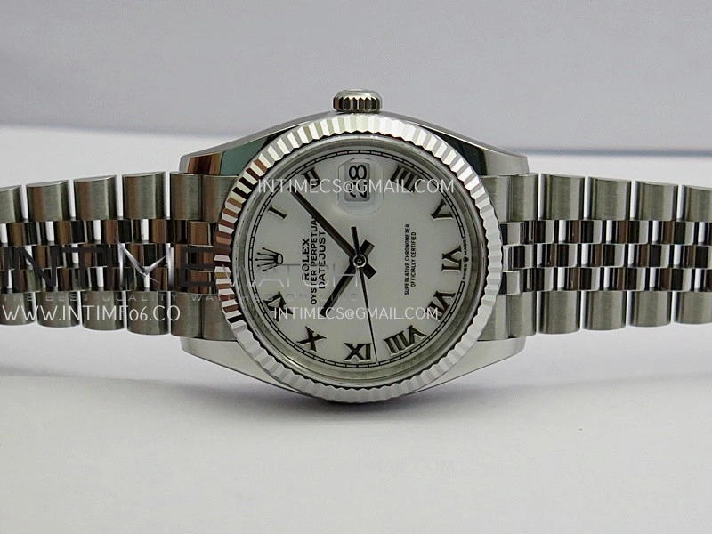 DateJust 36mm 126234 904L SS VF 1:1 Best Edition White Dial Roman Markers On Jubilee Bracelet DD3235
