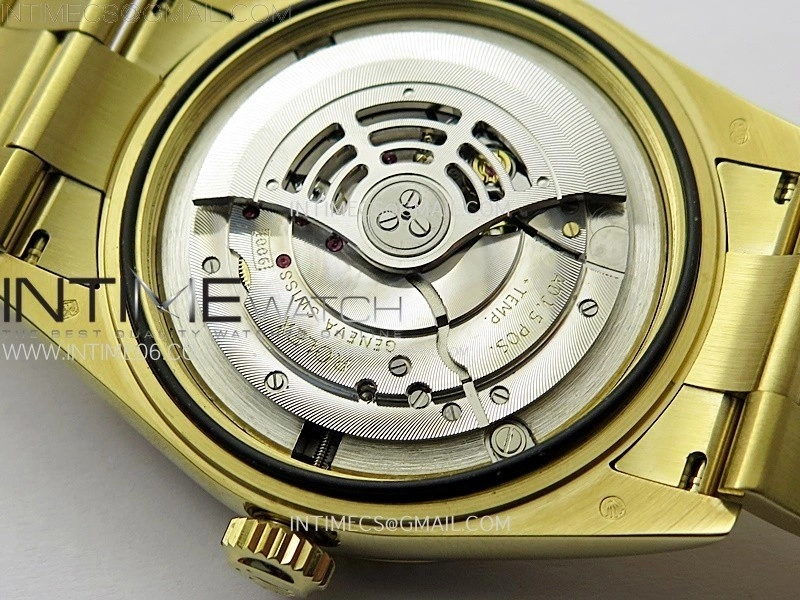 Sky-Dweller 326934 904L YG Noob 1:1 Best Edition Gold Dial on SS Oyster Bracelet Asian 23J to 9001