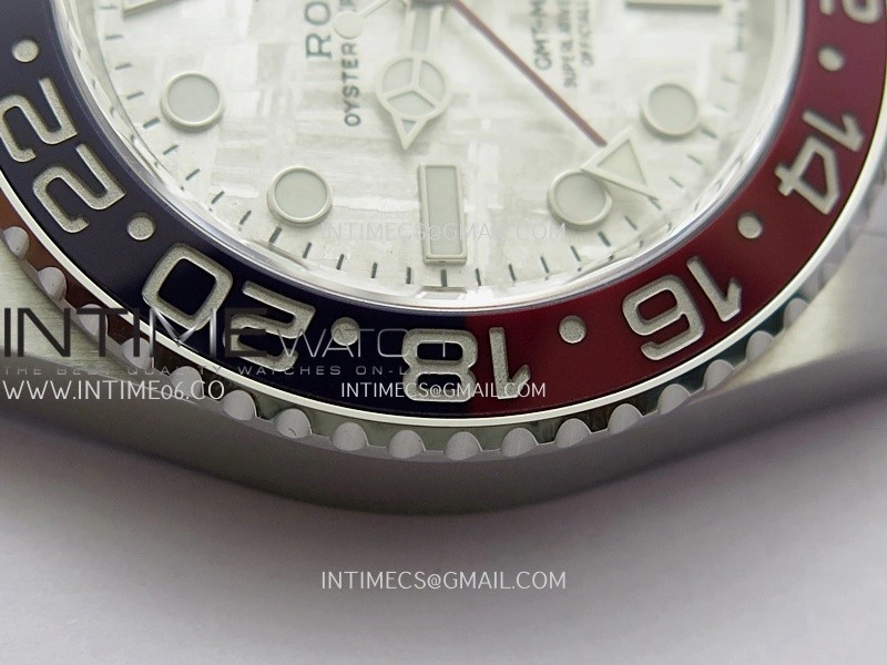 GMT Master II 126719 BLRO Gain Weight V4 Gold Factory 1:1 Best Edition Real Meteorite Dial On Oyster Bracelet SH3285 CHS