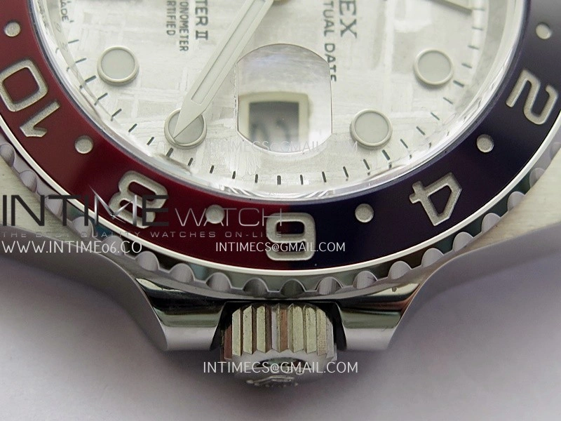 GMT Master II 126719 BLRO Gain Weight V4 Gold Factory 1:1 Best Edition Real Meteorite Dial On Oyster Bracelet SH3285 CHS