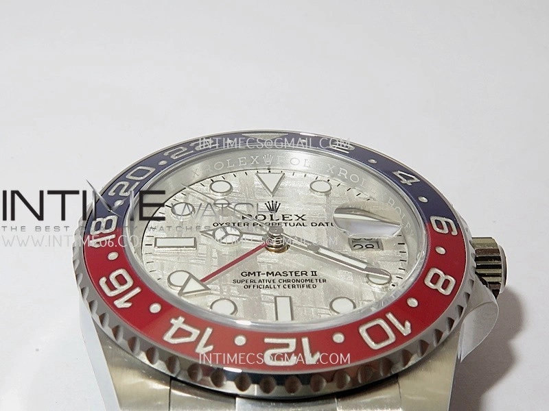 GMT Master II 126719 BLRO Gain Weight V4 Gold Factory 1:1 Best Edition Real Meteorite Dial On Oyster Bracelet SH3285 CHS