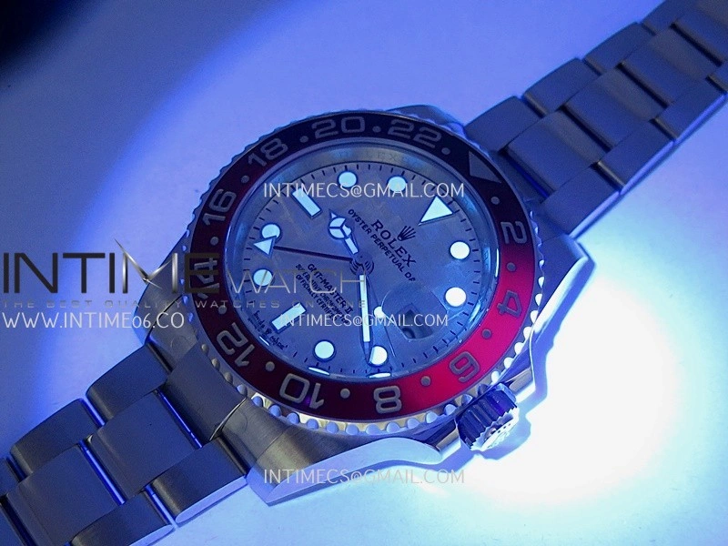 GMT Master II 126719 BLRO Gain Weight V4 Gold Factory 1:1 Best Edition Real Meteorite Dial On Oyster Bracelet SH3285 CHS