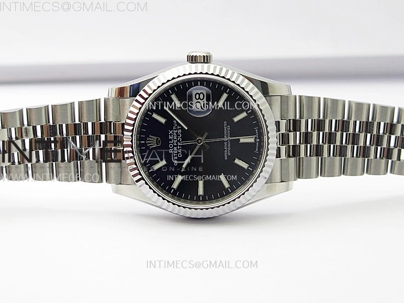 DateJust 36MM 126234 SS APSF 1:1 Best Edition Blue Dial Sticks Markers on SS Jubilee Bracelet SA3235