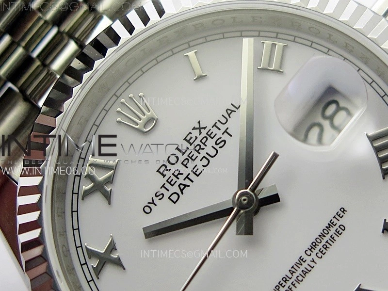 DateJust 36MM 126234 SS APSF 1:1 Best Edition White Dial Roman Markers on SS Jubilee Bracelet SA3235