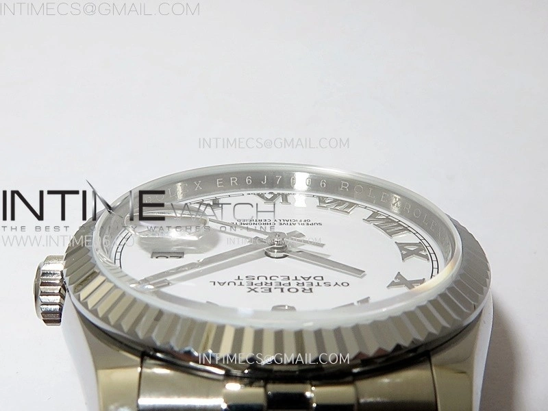 DateJust 36MM 126234 SS APSF 1:1 Best Edition White Dial Roman Markers on SS Jubilee Bracelet SA3235
