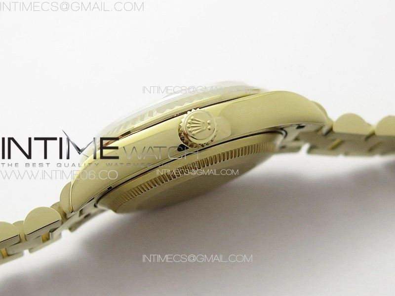 DateJust 31mm 278274 YG GMF Best Edition Green Flowers Crystals Dial on YG President Bracelet A2824