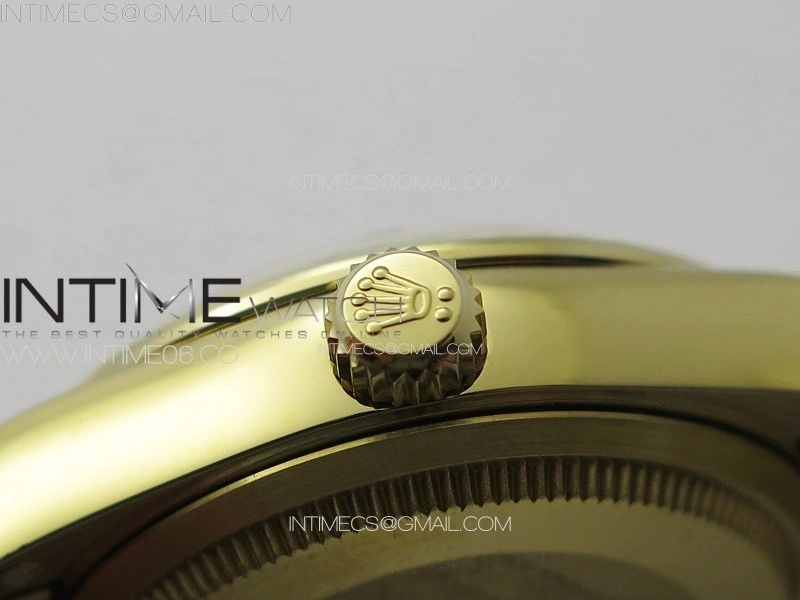 DateJust 31mm 278274 YG GMF Best Edition Green Flowers Crystals Dial on YG President Bracelet A2824