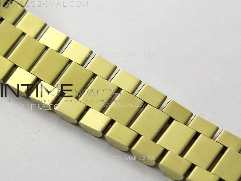 DateJust 31mm 278274 YG GMF Best Edition Green Flowers Crystals Dial on YG President Bracelet A2824