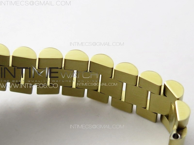 DateJust 31mm 278274 YG GMF Best Edition Green Flowers Crystals Dial on YG President Bracelet A2824