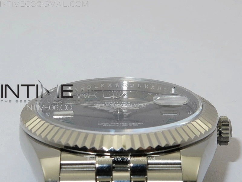 DateJust 41 126334 ZF 1:1 Best Edition 904L Steel Gray Dial Roman Marker on Jubilee Bracelet A2824