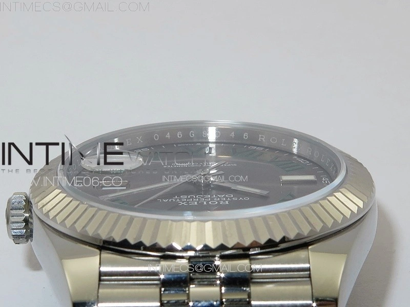 DateJust 41 126334 ZF 1:1 Best Edition 904L Steel Gray Dial Roman Marker on Jubilee Bracelet A2824