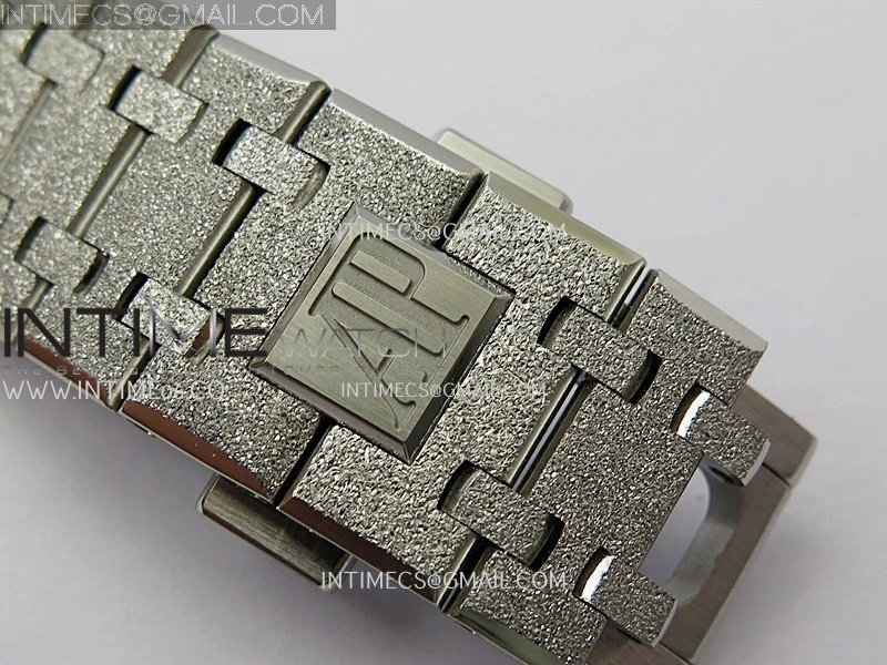 Royal Oak Chrono 26240 Frosted SS APSF 1:1 Best Edition Gray Black Dial On Bracelet SA4401 Super Clone