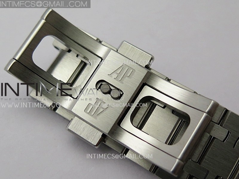 Royal Oak Chrono 26240 Frosted SS APSF 1:1 Best Edition Gray Black Dial On Bracelet SA4401 Super Clone