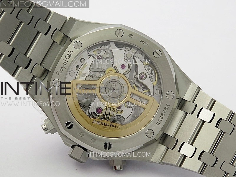Royal Oak Chrono 26240 Frosted SS APSF 1:1 Best Edition Gray Black Dial On Bracelet SA4401 Super Clone