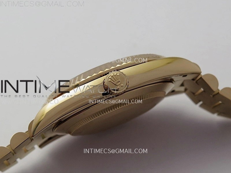 Day Date 40 RG 228235 Noob 1:1 Best Edition Brown Crystal Dial on President Bracelet A2836