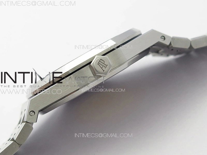 Royal Oak 41mm 15400 SS ZF 1:1 Best Edition Silver Textured Dial on SS Bracelet SA3120 Super Clone