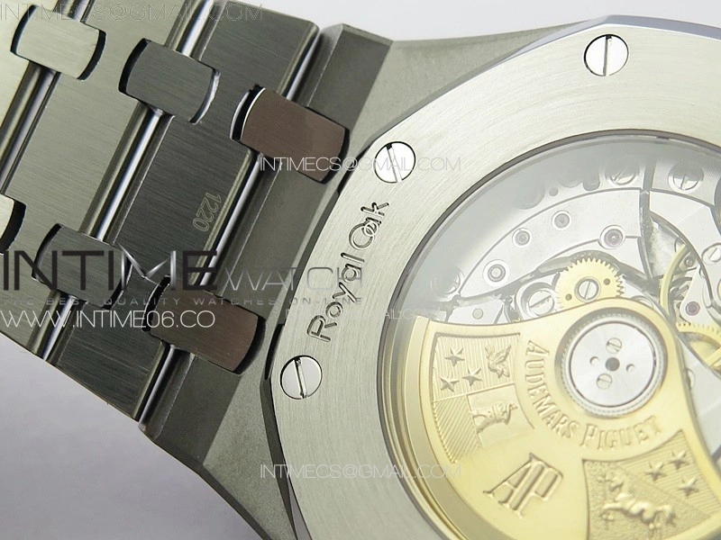 Royal Oak 41mm 15400 SS ZF 1:1 Best Edition Silver Textured Dial on SS Bracelet SA3120 Super Clone