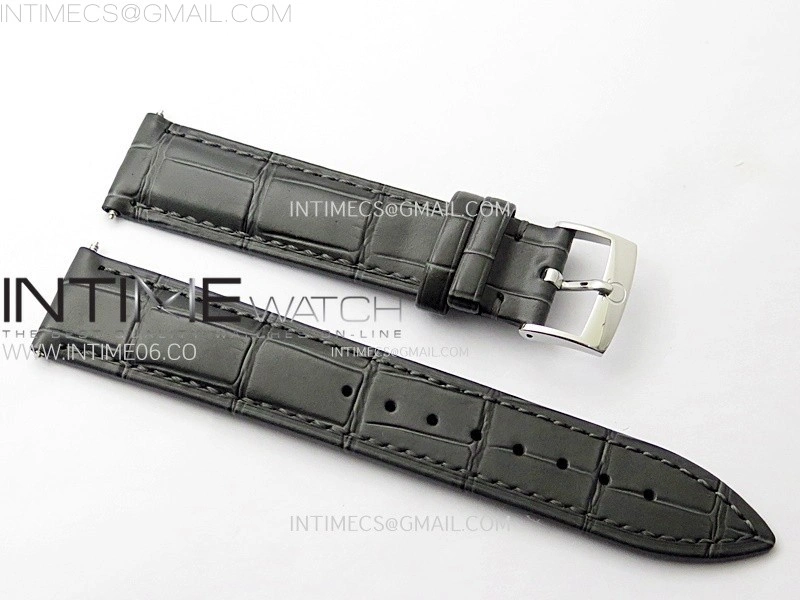 De Ville 40mm SS RG GTF 1:1 Best Edition Silver Gray Dial RG Markers on SS RG Bracelet A8000
