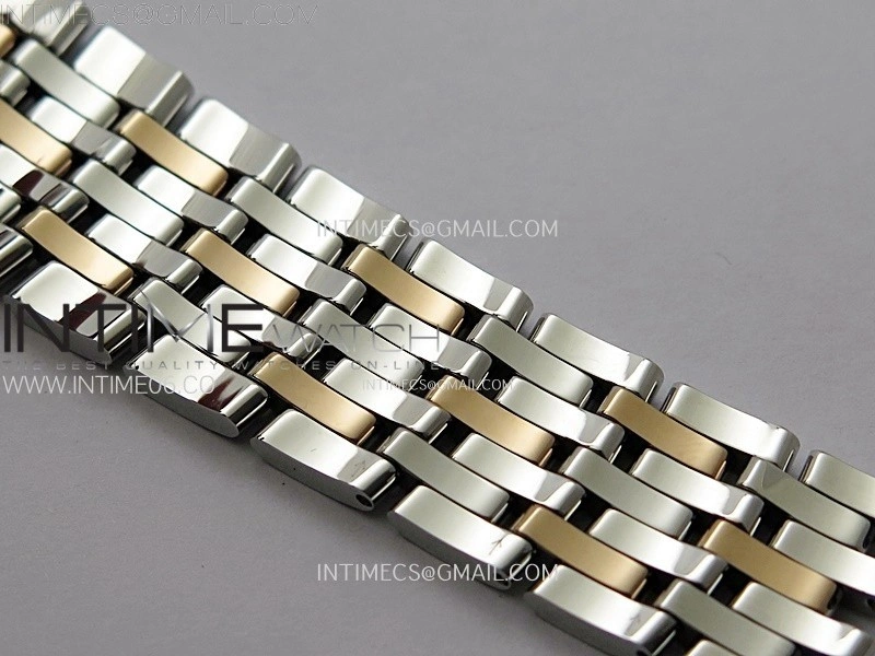 De Ville 40mm SS RG GTF 1:1 Best Edition Silver Gray Dial RG Markers on SS RG Bracelet A8000