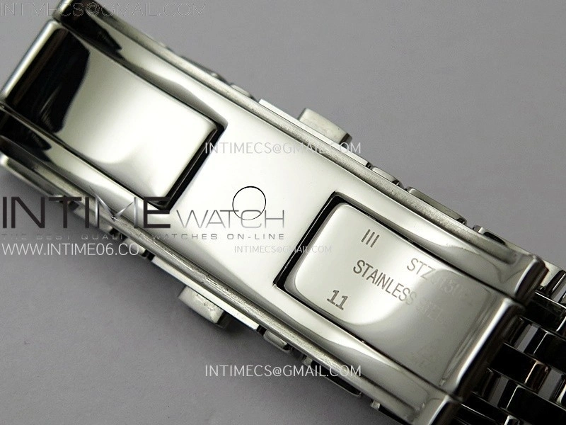 De Ville 40mm SS RG GTF 1:1 Best Edition Silver Gray Dial RG Markers on SS RG Bracelet A8000