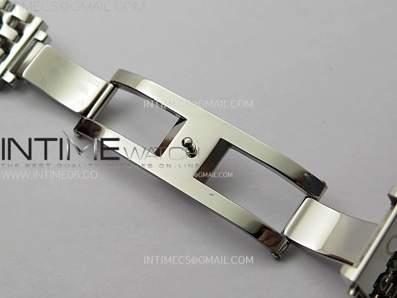 De Ville 40mm SS RG GTF 1:1 Best Edition Silver Gray Dial RG Markers on SS RG Bracelet A8000