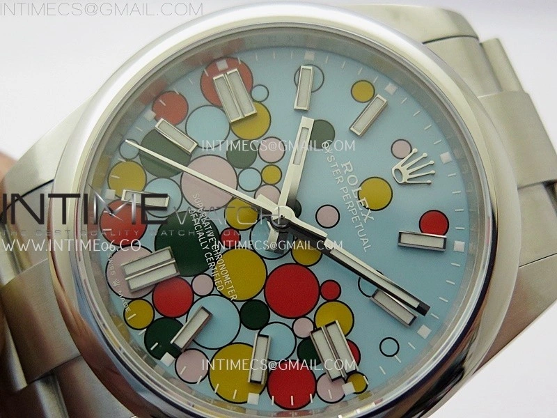 Oyster Perpetual 41mm 124300 904L VSF 1:1 Best Edition Celebration Dial on 904L SS Bracelet VS3230