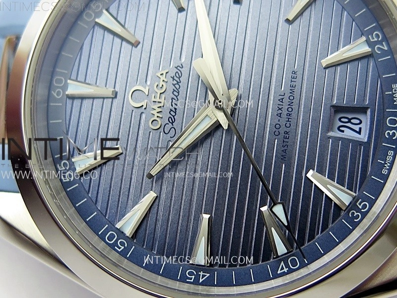Aqua Terra 41mm VSF 1:1 Best Edition Summer Blue Dial on Blue Rubber Strap A8900 Super Clone