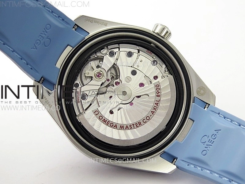 Aqua Terra 41mm VSF 1:1 Best Edition Summer Blue Dial on Blue Rubber Strap A8900 Super Clone