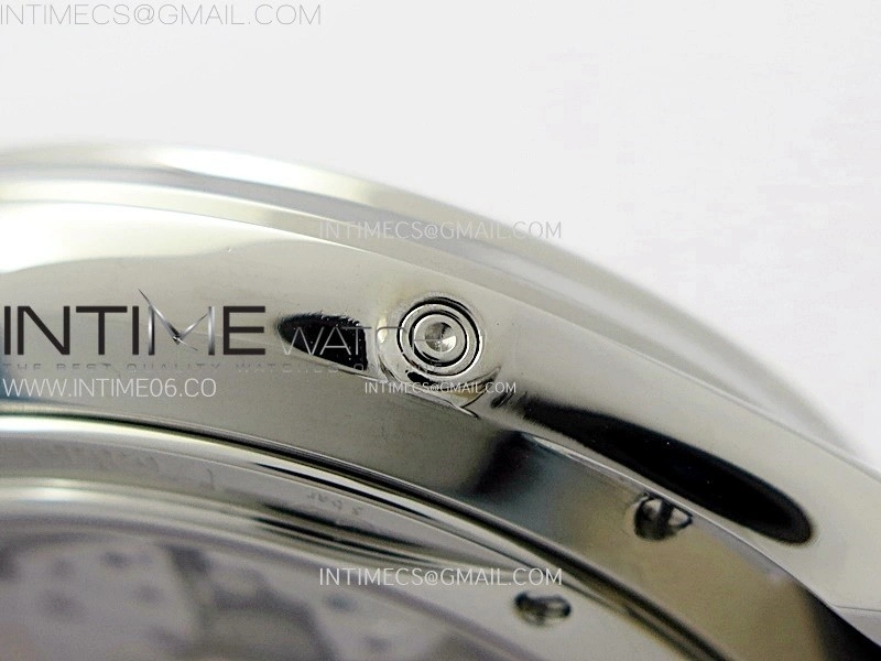 Master Ultra Thin Moon 1368420 SS ZF 1:1 Best Edition Black Dial on Black Leather Strap V3 SA925 Super Clone