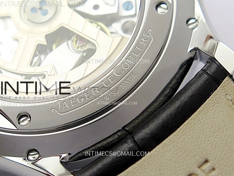 Master Ultra Thin Moon 1368420 SS ZF 1:1 Best Edition Black Dial on Black Leather Strap V3 SA925 Super Clone