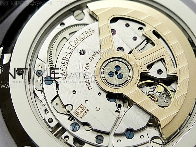 Master Ultra Thin Moon 1368420 SS ZF 1:1 Best Edition Black Dial on Black Leather Strap V3 SA925 Super Clone