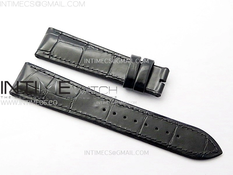 Master Ultra Thin Moon 1368420 SS ZF 1:1 Best Edition Black Dial on Black Leather Strap V3 SA925 Super Clone