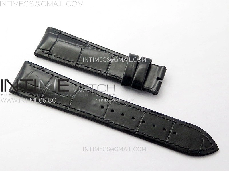Master Ultra Thin Moon 1368420 SS ZF 1:1 Best Edition White Dial on Black Leather Strap V3 SA925 Super Clone