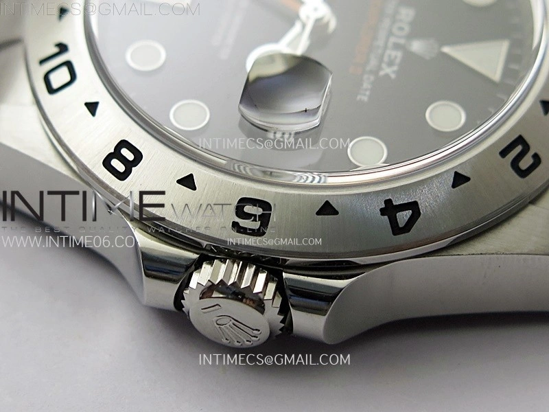 Explorer II 42mm 226570 904L SS C+F 1:1 Best Edition Black Dial on Bracelet Super Clone VR3285