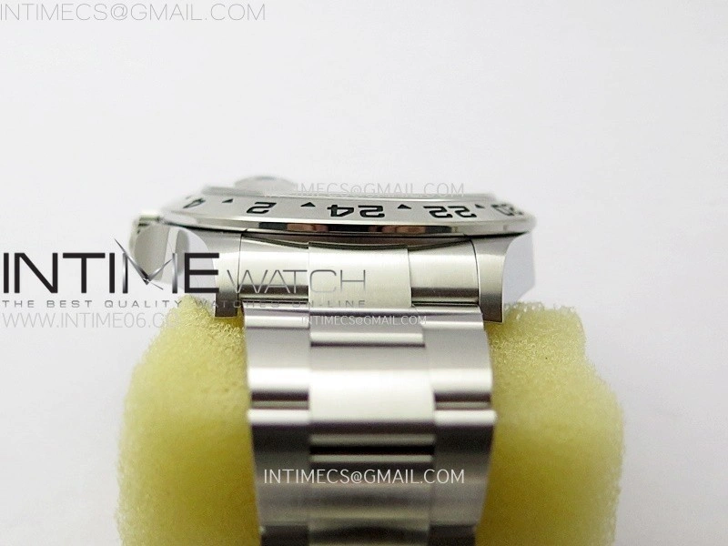 Explorer II 42mm 226570 904L SS C+F 1:1 Best Edition Black Dial on Bracelet Super Clone VR3285