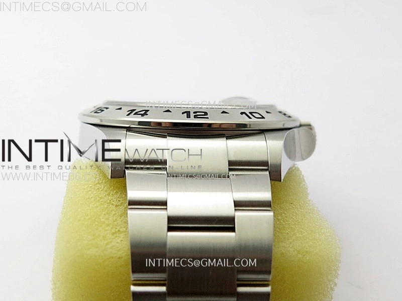 Explorer II 42mm 226570 904L SS C+F 1:1 Best Edition Black Dial on Bracelet Super Clone VR3285