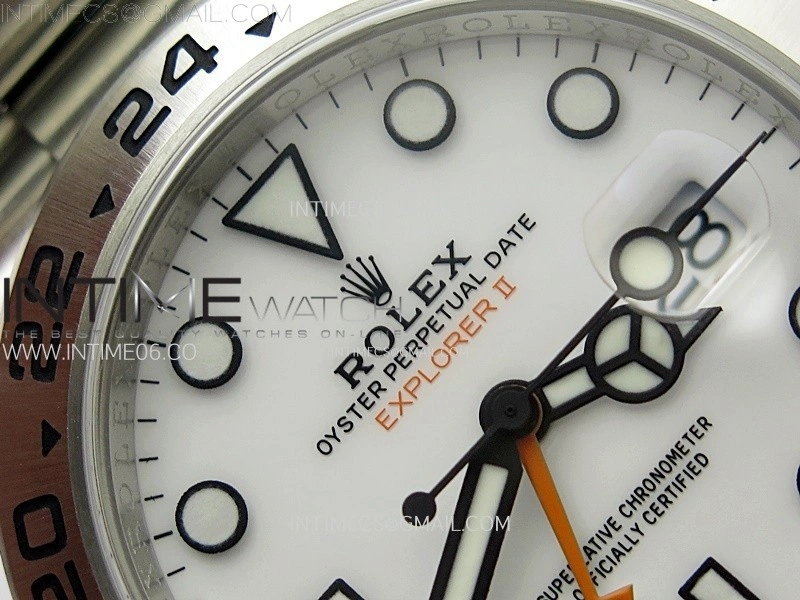 Explorer II 42mm 226570 904L SS C+F 1:1 Best Edition White Dial on Bracelet Super Clone VR3285