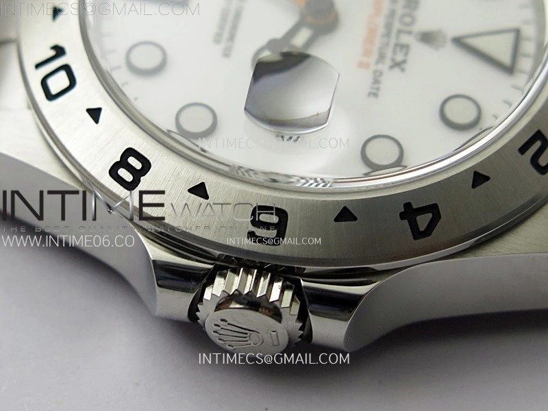 Explorer II 42mm 226570 904L SS C+F 1:1 Best Edition White Dial on Bracelet Super Clone VR3285