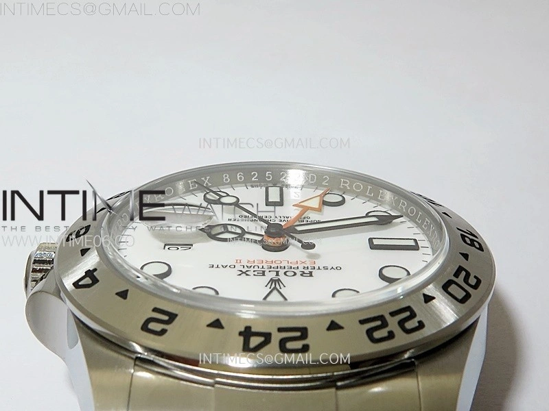 Explorer II 42mm 226570 904L SS C+F 1:1 Best Edition White Dial on Bracelet Super Clone VR3285