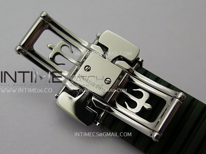 Aquanaut 5168G 42mm SS 3KF 1:1 Best Edition Green Dial on Green Rubber Strap A324 Super Clone V2