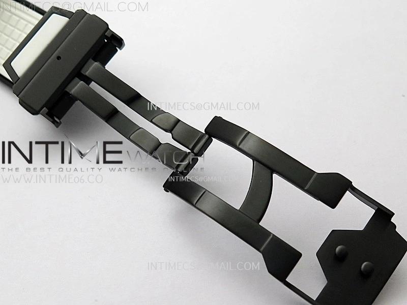 Square Bang Unico 42mm White Ceramic BBF 1:1 Best Edition Skeleton Dial on White Rubber Strap A1280