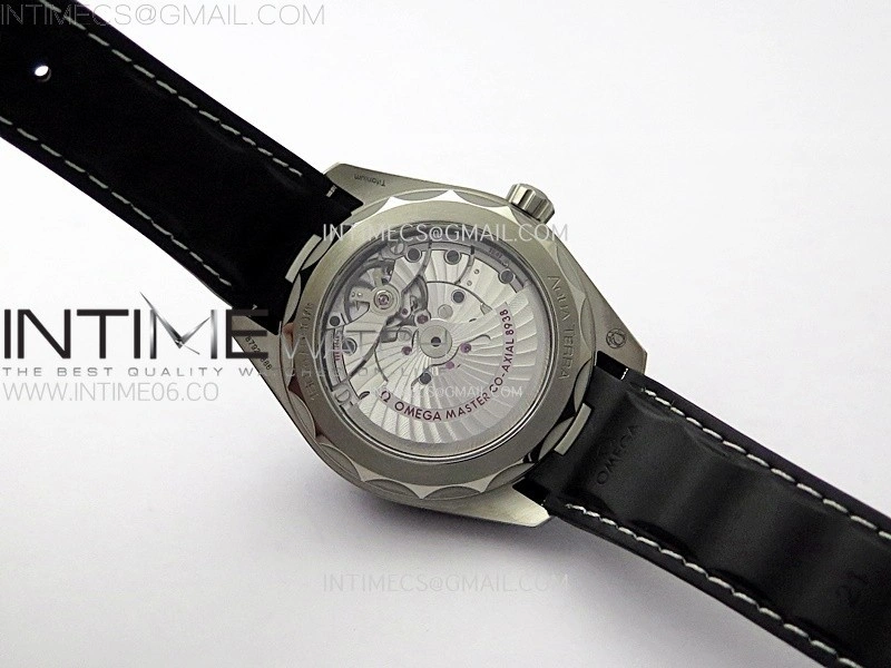 Aqua Terra 150M 43mm 24 Ti VSF 1:1 Best Edition Gray Dial on Black Rubber Strap A8938 Super Clone