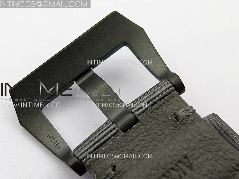 PAM1467 44mm GMT DLC VSF 1:1 Best Edition Gray Ombre Dial On Gray Nylon Strap Asian P9010