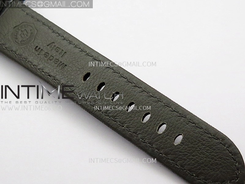 PAM1467 44mm GMT DLC VSF 1:1 Best Edition Gray Ombre Dial On Gray Nylon Strap Asian P9010