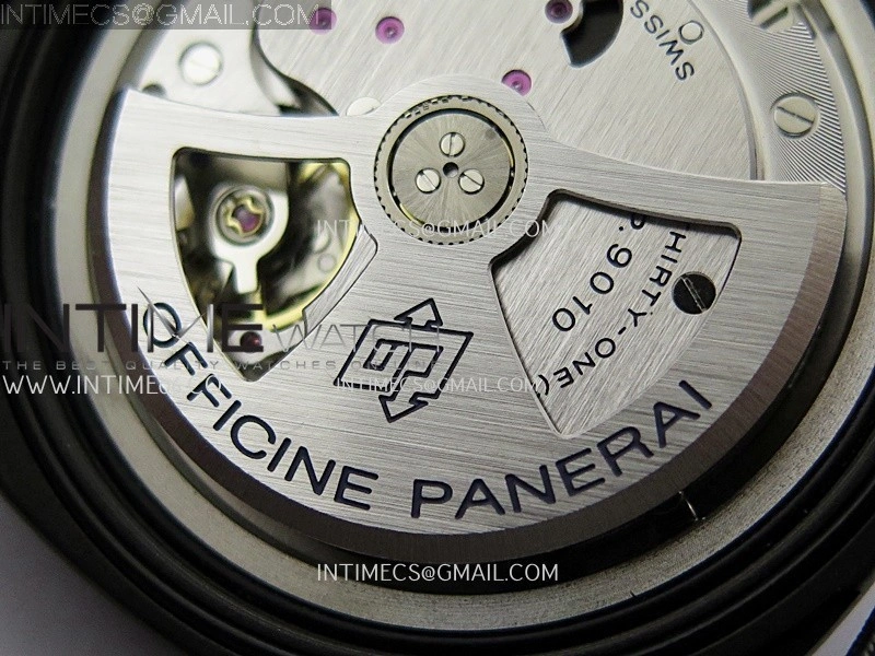 PAM1467 44mm GMT DLC VSF 1:1 Best Edition Gray Ombre Dial On Gray Nylon Strap Asian P9010