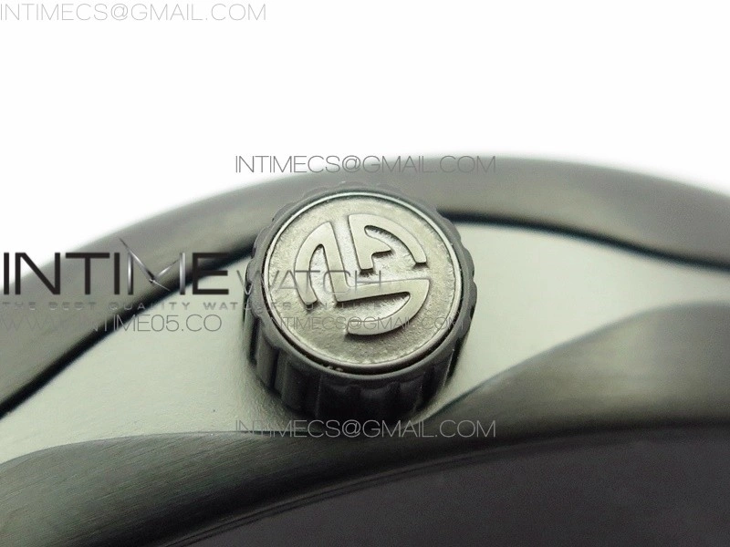 Vanguard V45 All Black DLC ZF 1:1 Best Edition Black Dial on Black Rubber Strap MIYOTA 9015